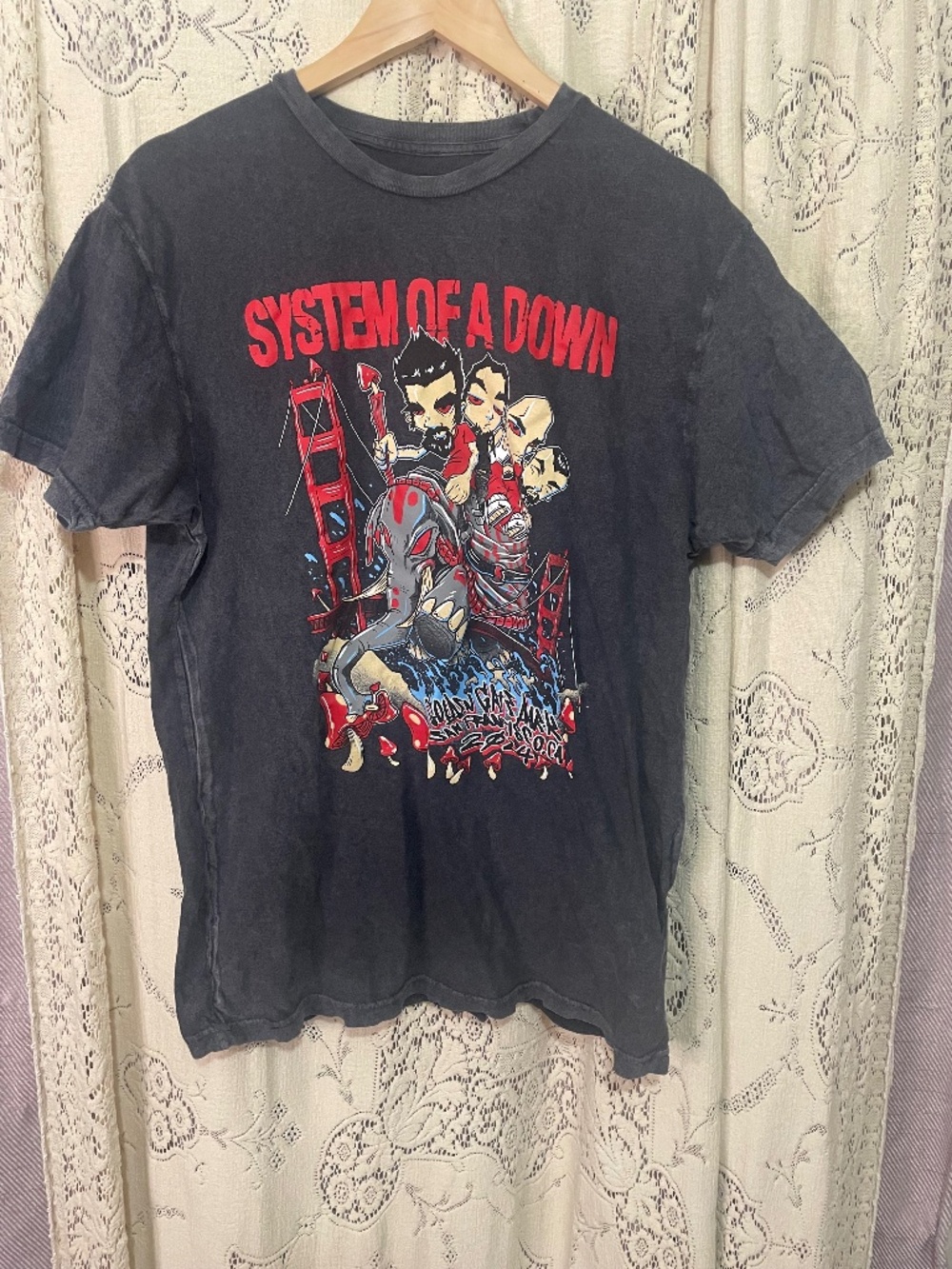 System of a Down: San Francisco Golden gate park graphic